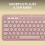 Logitech Logitech Pebble Keys 2 K380s, Multi-Device Bluetooth Wireless Keyboard with Customisable Shortcuts,Slim and Portable 10