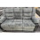 Furniture 786 Rio Fabric Recliner 3+2 Seater Sofa Set Black-Grey 6