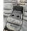 Furniture 786 Rio Fabric Recliner 3+2 Seater Sofa Set Black-Grey 9