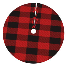 Christmas Tree Skirt Plaid 36 Inch