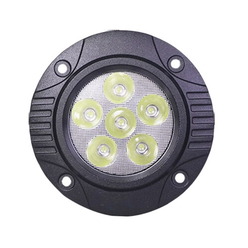 Work Light Square LED Pod Light with Wide Angle-Black 1