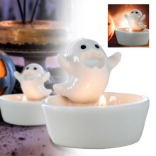 Halloween-kynttilänjalka, keraaminen, tuoksuva, 1 kpl