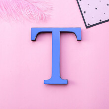 Stickers muraux en acrylique effet miroir 3D Giyblacko (26 lettres)