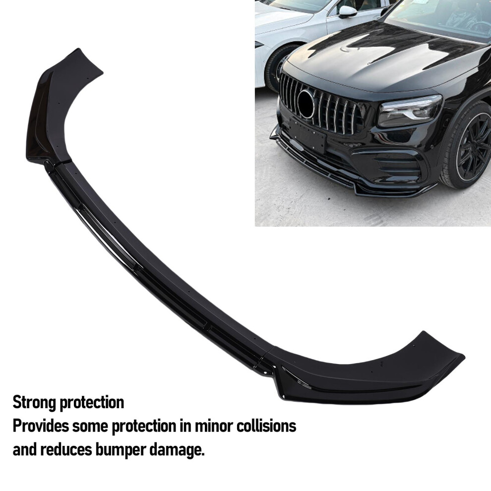Front Bumper Lip Bright For Glb 2024 Black 7340572919069