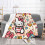 Hello Kitty Flanell-Fleece-Decke, 152 x 127 cm 2