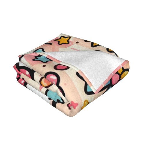 Hello Kitty Flanell-Fleece-Decke, 152 x 127 cm 2