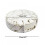 Sottobicchieri rotondi in pelle da 10 cm, set da 6 4