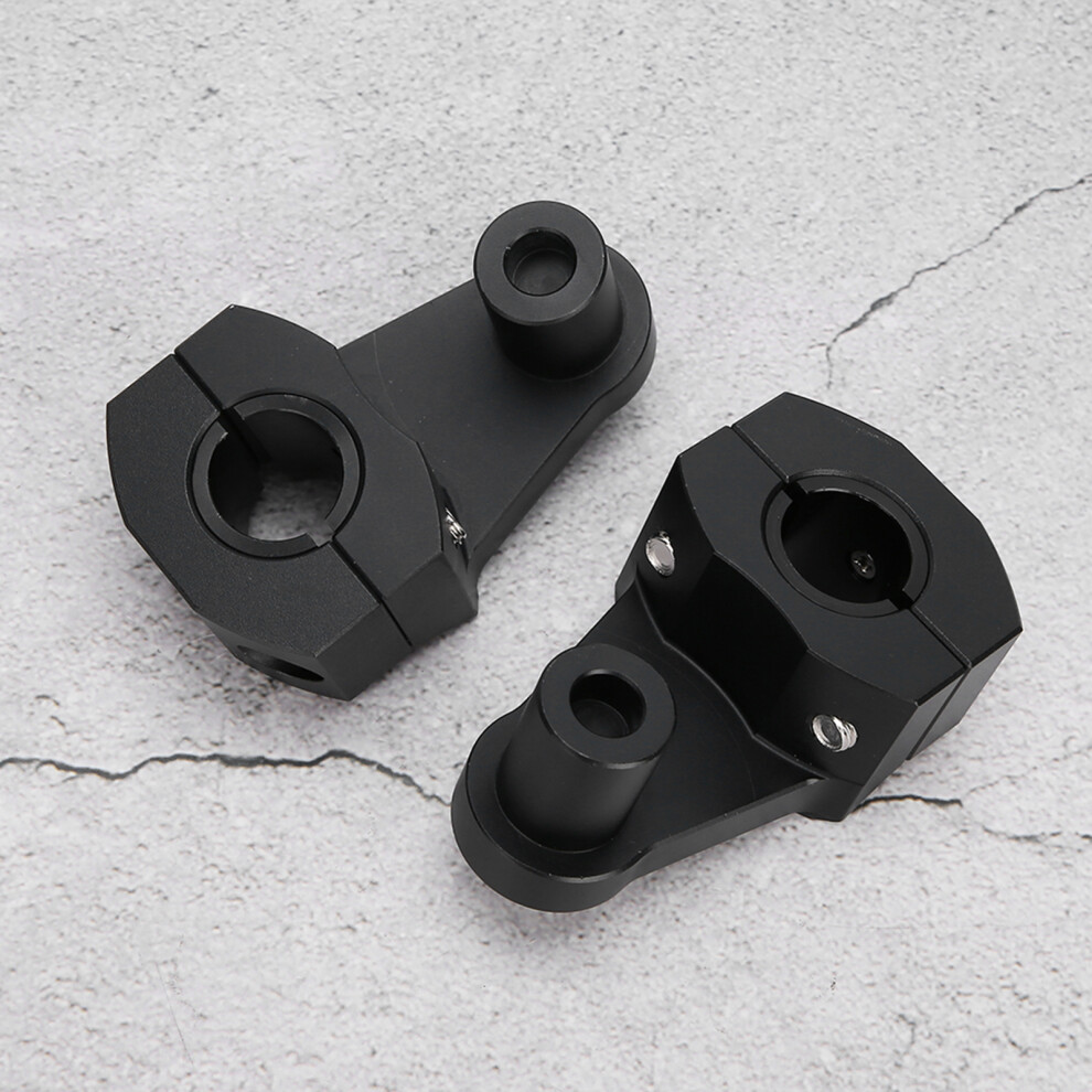 Anodised Handlebar Risers 22/28Mm Black 7340572004642