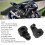 Black Anodised Handlebar Risers 22/28mm 7