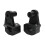 Black Anodised Handlebar Risers 22/28mm 8