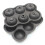 Moule à glaçons rond en silicone noir (lot de 2) 3
