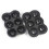 Moule à glaçons rond en silicone noir (lot de 2) 4