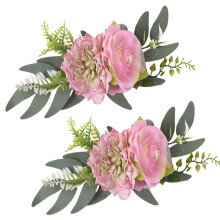 Embrasses de rideaux pour la maison, chambre Ă -Type A rose cyan