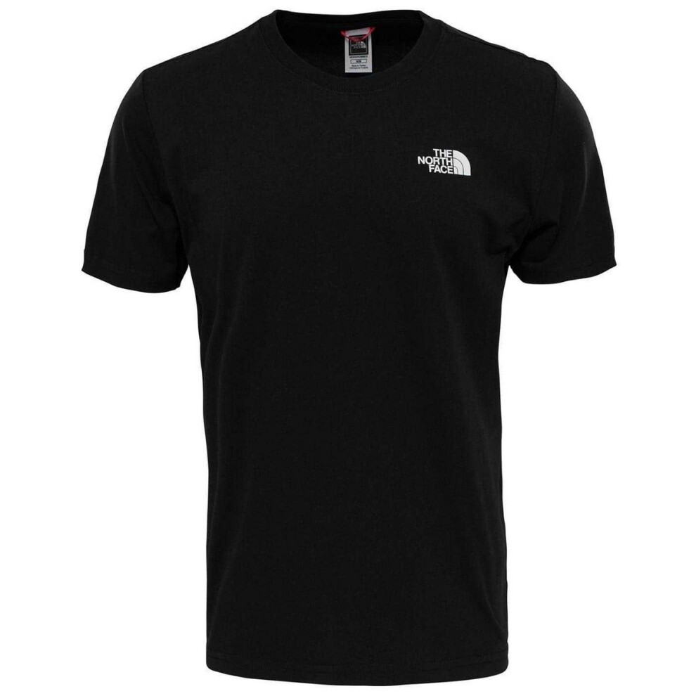 The North Face Mens Redbox Celebration Back Print T-Shirt Black