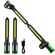Magnetic LED Work Light Rechargeable 2400 Lumen with 3 Modes, 2200mAh