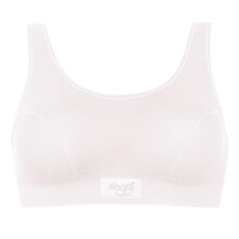 (10 UK, White) Sloggi Womens/Ladies Plain Comfort Sports Bra