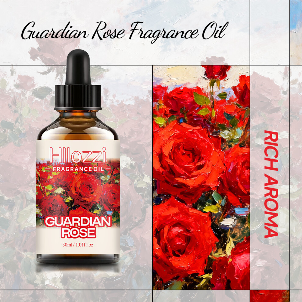 GUARDIAN ROSE FRAGRANCE OIL: For aromatherapy, diffusing, fargrance and candle Scented Candle.