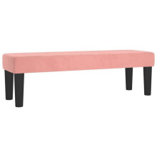 Banc banquette rosa 100 x 30 x 30 cm veludo 02_0010681