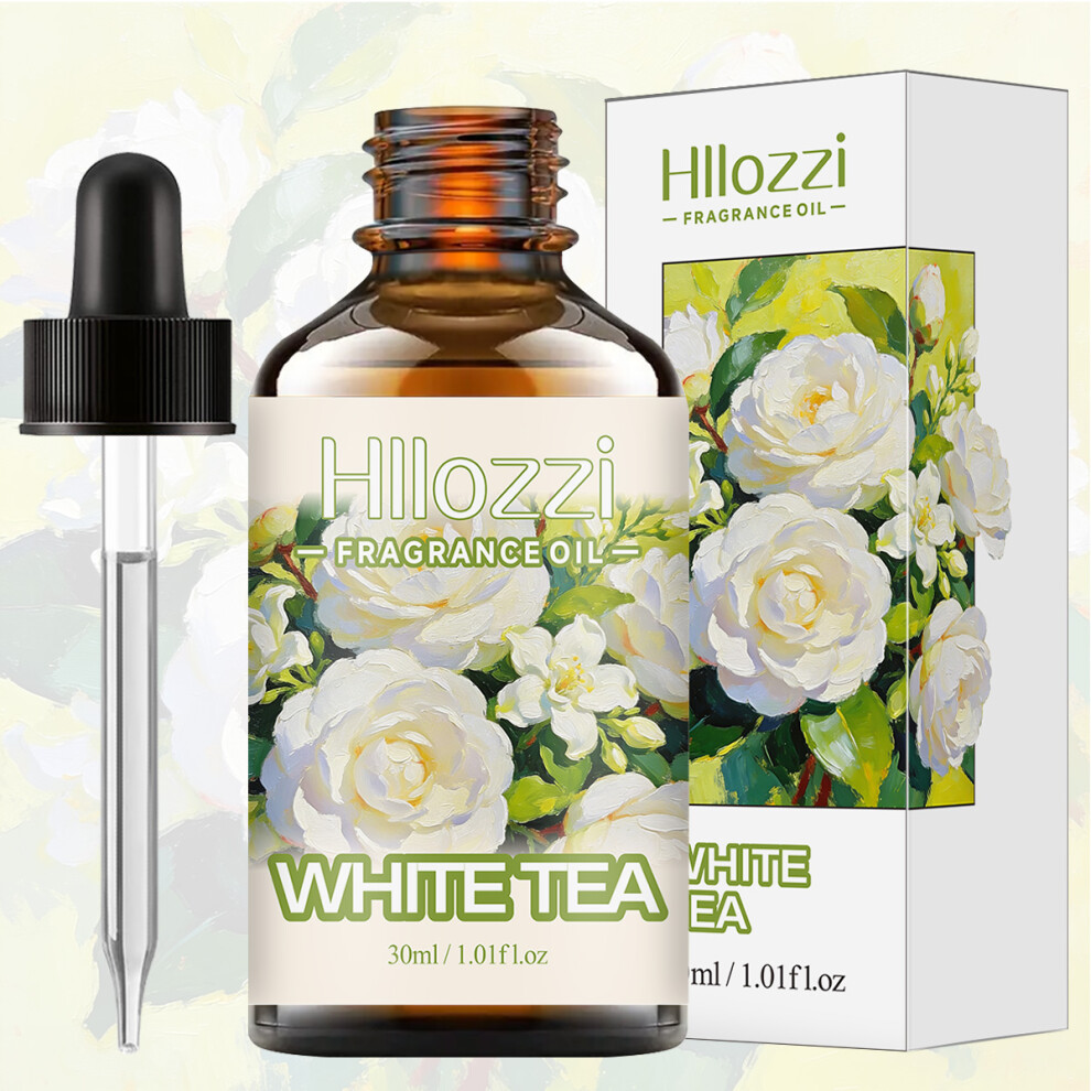 White Tea Fragrance Oil: For Aromatherapy, Diffusing, Fargrance And Candle Scented Candle.