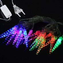 Świąteczny sznur lampek w kształcie sopli, 4,5 m, 28 diod LED