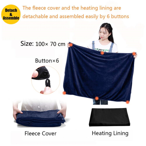 USB Heating Blanket Portable Electric Warm Knee Pad 1