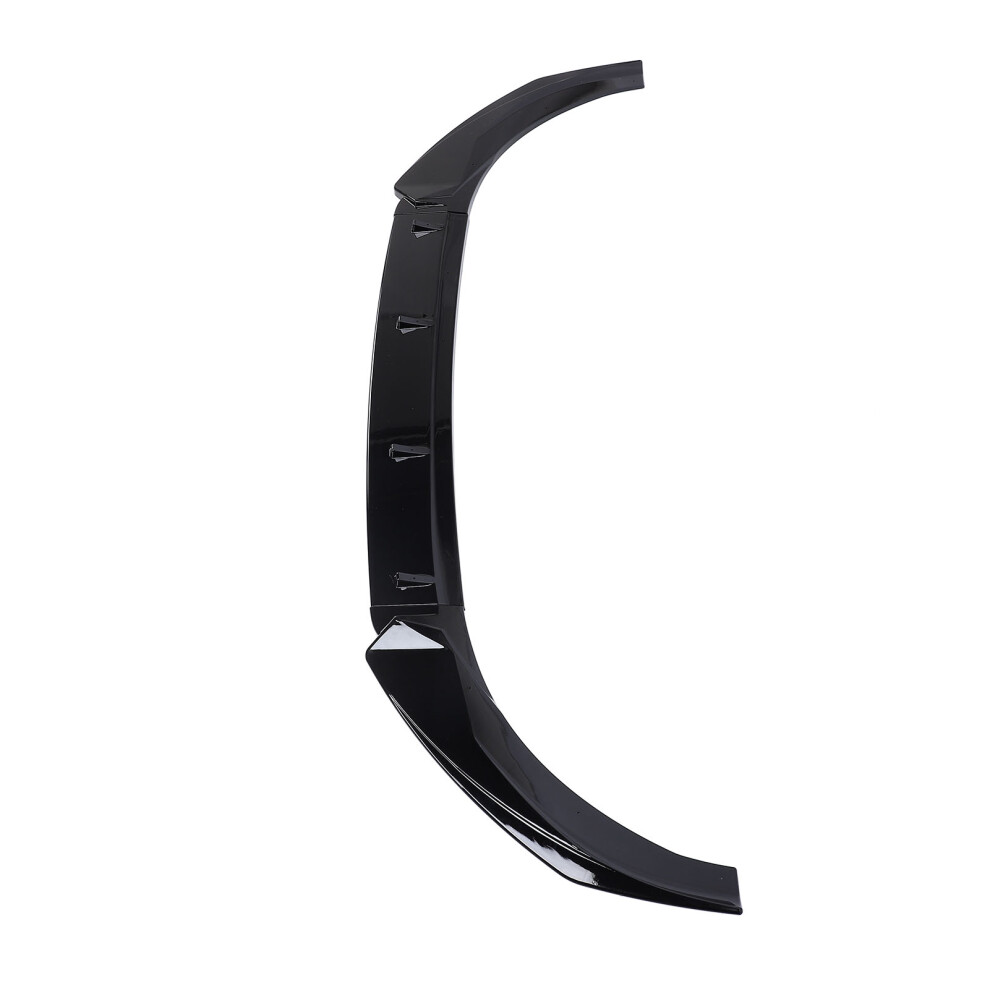 3 Section Front Lip Spoiler Glossy Black 7340572830371