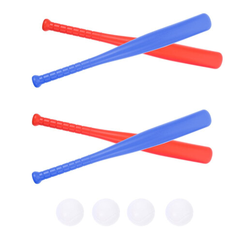 LOVEVER plastic baseball bat kit for kids 4 sets 1