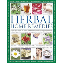 Herbal Home Remedies by Jessica Houdret Hardcover Book