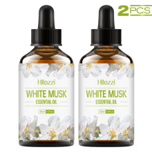 (White Musk 2pcs, 30ml) White Musk Essential Oil,for diffuser aromatherapy, body massage, facial skin care, car fragrance, great for perfume DIY.