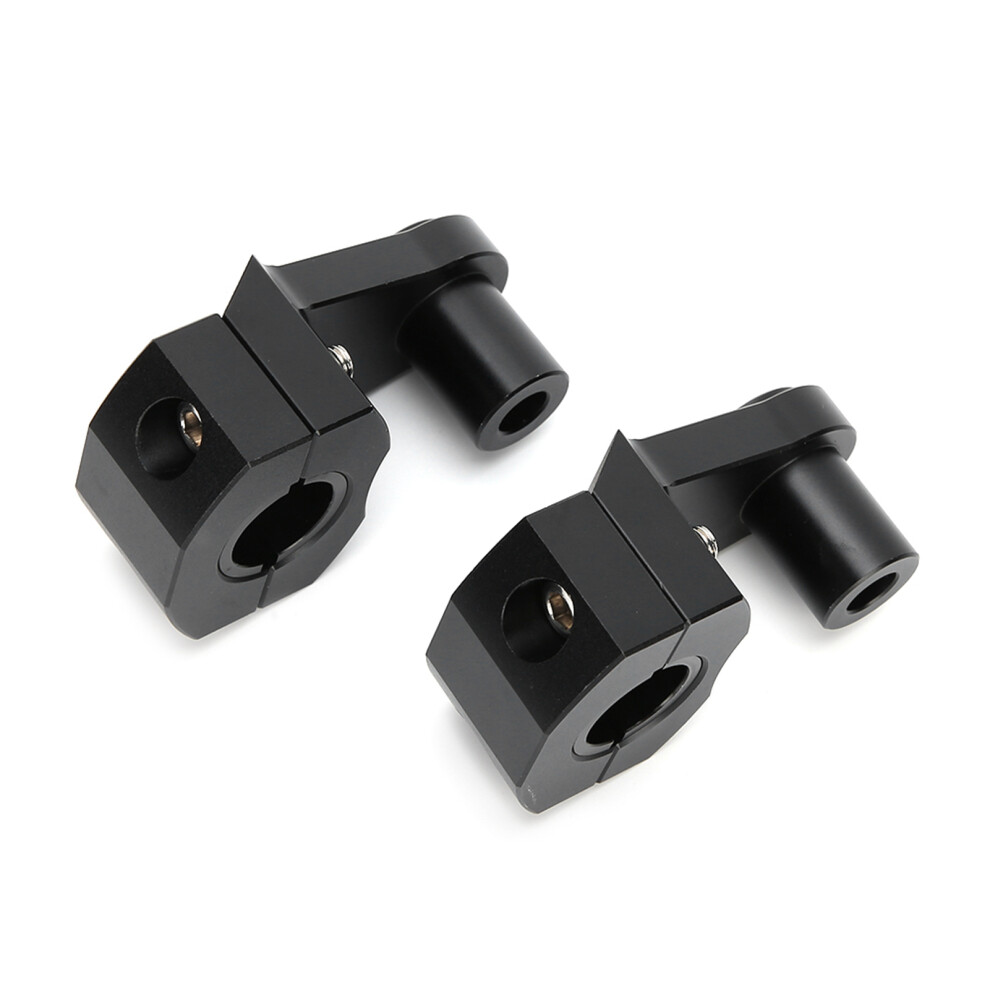 Handlebar Risers 22Mm 28Mm Adjustable Black 7340572831446