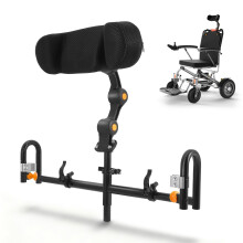 Adjustable Wheelchair Headrest, Breathable Cosy Neck Support Head Pillow Cushion
