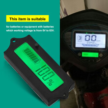 6-63V LCD Battery Level Display