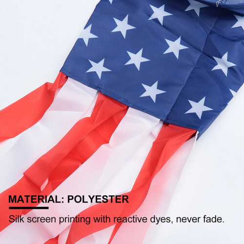 Amerikan lipun tuulisukat, polyesteriä, 2 kpl 1