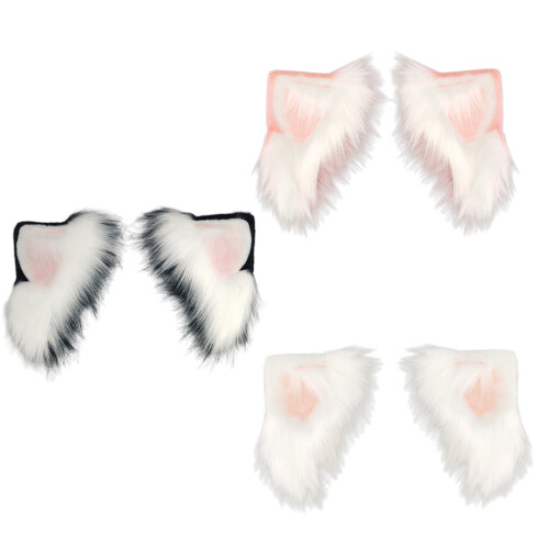 Adjustable Distance Electric Cats Ear Headband Interactive-Pink 1