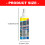 Convenient Liquid Bottle Headstones Cleaner Ideal for-2 4