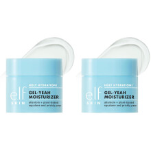 e.l.f. SKIN Holy Hydration! Gel-Yeah Moisturizer,Lightweight Moisturizer For Plump,Hydrated Skin,Infused With Squalane,Vegan & Cruelty-free, 2Pack