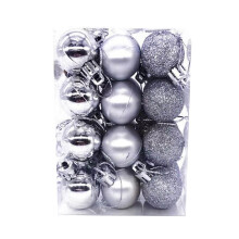 Staron Christmas Ornaments Silver 30mm 24pcs