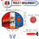 (1 Piece) Wall Mounted Basketball Hoop Set for Kids Activity 7