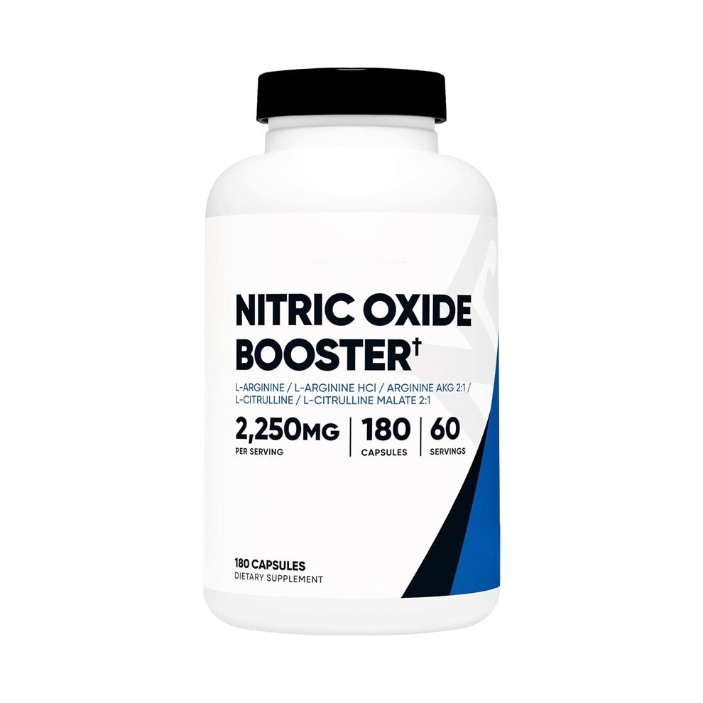 (1pc) Nitric Oxide Booster 2250mg,180 Capsules-750mg Per Casule,60 Servings-Gluten Free and Non-GMO