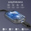 Trasmettitore e ricevitore Bluetooth 5.3 con doppia connessione jack da 3,5 mm per audio wireless stabile e facile da usare 5