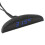 2 in 1 Digital LED Clock and Thermometer, Grey Indoor Desk Display for Home Use 2