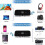Bluetooth 5.0 Transmitter Receiver 2 In 1 Audio Adapter with 3.5mm Jack, Wireless Stereo Converter 4