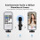 Microfono Lavalier Sans Fili 2 Microfoni, Portata 20 m, Autonomia 10 Ore, Bluetooth, Lightning e USB-C, per iPhone e iPad, Podcast e Vlog 2