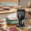 Portable Kitchen Hood, Black and Gold, 2 Speeds, Removable Filter, Negative Ion Function, Compact Design 2