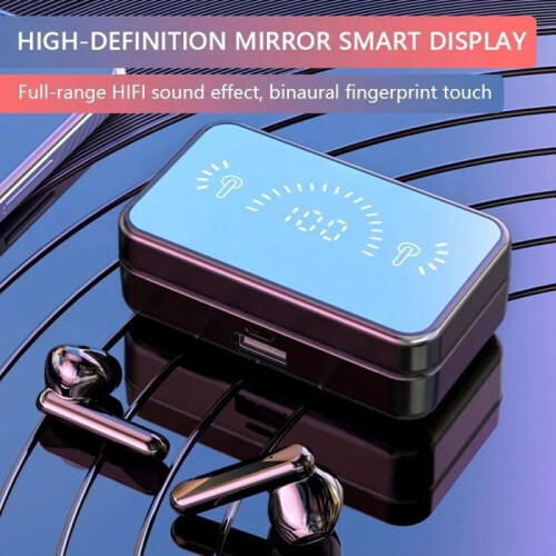 Ασύρματα ακουστικά Bluetooth 5.3 με ANC/ENC, in-ear, IPX6, 10 ώρες αυτονομία, μαύρα, άνετα 2