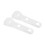 2 STKS Achterdeur Scharnier Protector Plastic Cover voor-Wit 1