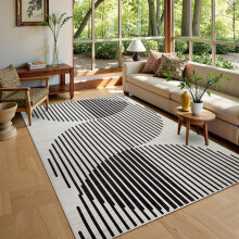 (200x290 cm- Extra Large Rugs Indoor Outdoor Area Rug, JETT) Non-Slip Area Rugs Printed Geometric Carpets Hallway Runner