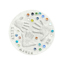 Handprint Stepping Stone Craft Set Handmade-three hands