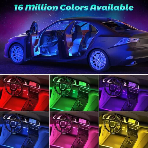 Car Interior LED Light, Interior Car Accessory with App Control, Ambient Lighting for Vehicle Cabin 1