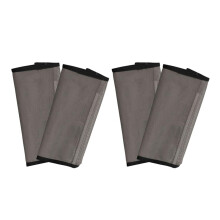 Pack Of 4 Breathable Mesh Horse Fly Leg Wrap For-Dark Gray